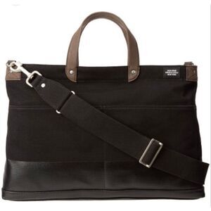 JACK SPADE Dipped Canvas York Briefcase Messenger Bag Distressed Hipster School